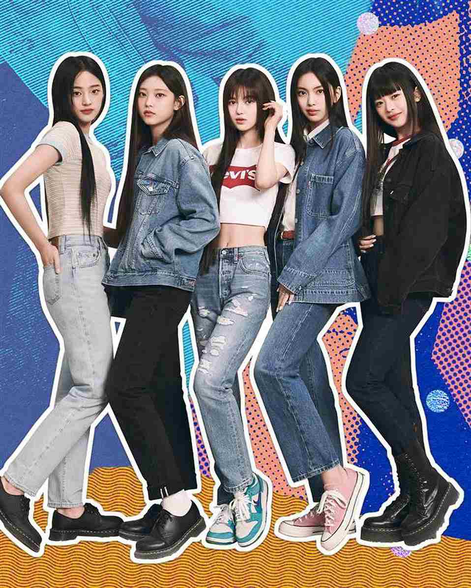 NewJeans are selected as the new global ambassadors for denim brand  'Levi's