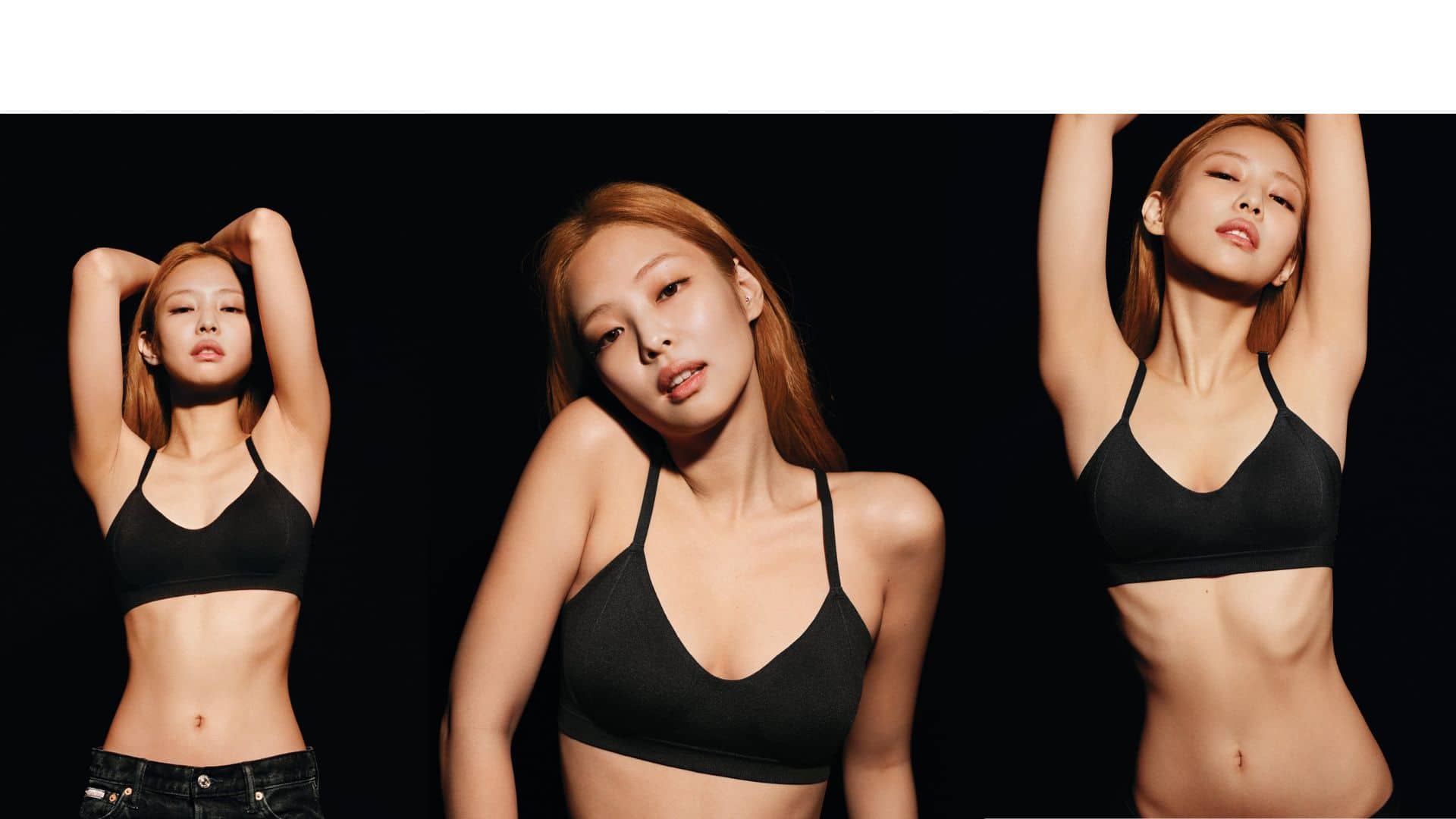 PhilSTAR Life - What a hottie! 🔥 #BLACKPINK's #Jennie sizzles in a black  sports bra and dark wash jeans for an American fashion brand. (📸: Calvin  Klein)