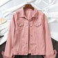 BTS Jungkook Inspired Blush Pink Denim Jacket