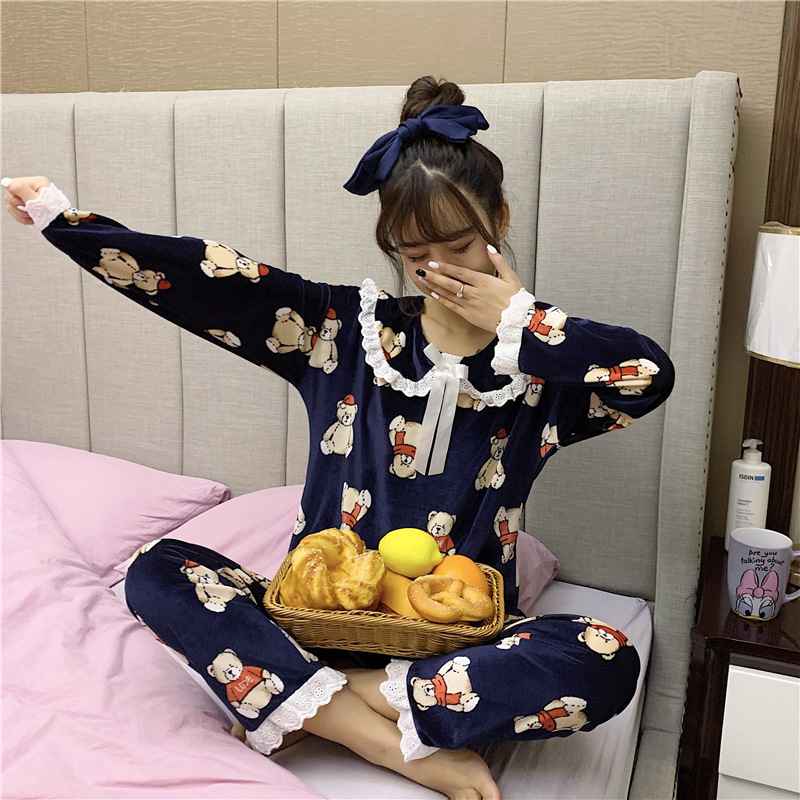 Enhyphen Jungwon Inspired Beige Button Down Bear Pattern Pajama Set –  unnielooks