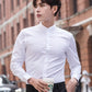 NCT Hendery Inspired White Band Collar Shirt