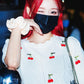 Dreamcatcher Gahyeon White Cherry Knitted T-Shirt
