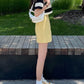 IU- inspired Yellow Skirt