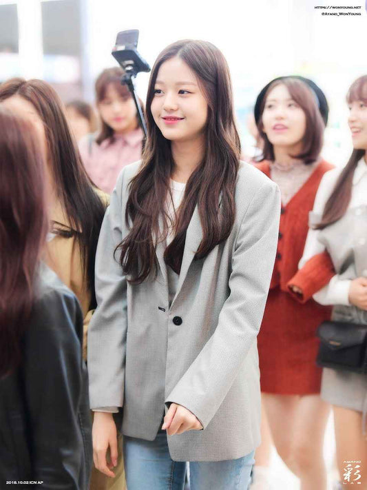 IVE Wonyoung Inspired  Small Suit Women's Long-Sleeved Jacket