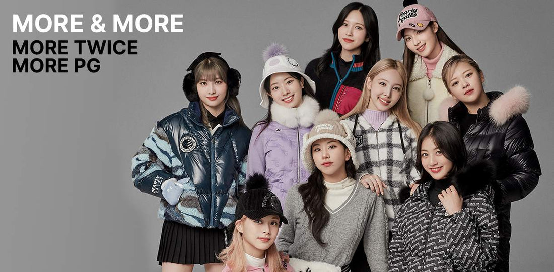 Pearly Gates' 2022 Winter Season Campaign with its models, TWICE.