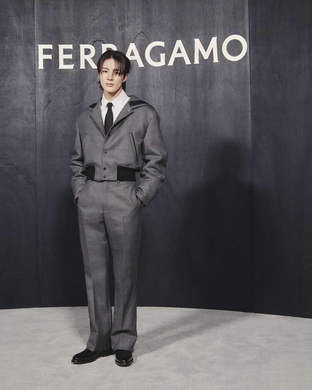 NCT's Jeno Ferragamo Outfits in Milan Fashion Week (2023)
