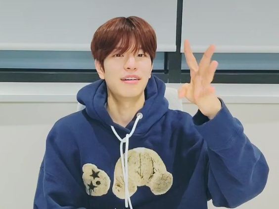 Stray Kids Seungmin Inspired Royal Blue Hoodie Long-Sleeved