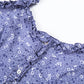Blackpink Jisoo Inspired Purple Floral Slip Dress
