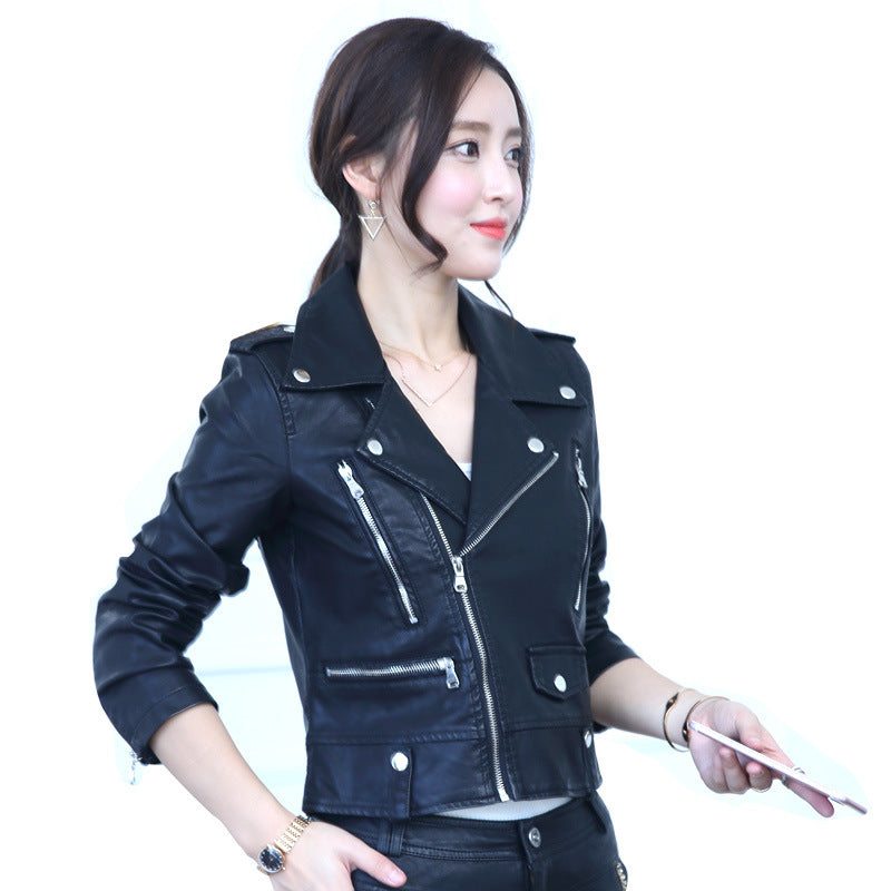 Jungkook Black Leather Jacket - Just American Jackets