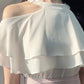 ChungHa Inspired White Ruffled Off-Shoulder Shirt