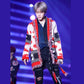BTS Jimin Inspired Red Ethnic Loose Cardigan