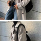BTS Taehyung-Inspired Men's Woollen Coat