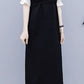 TWICE Mina-Inspired Black Maxi Dress