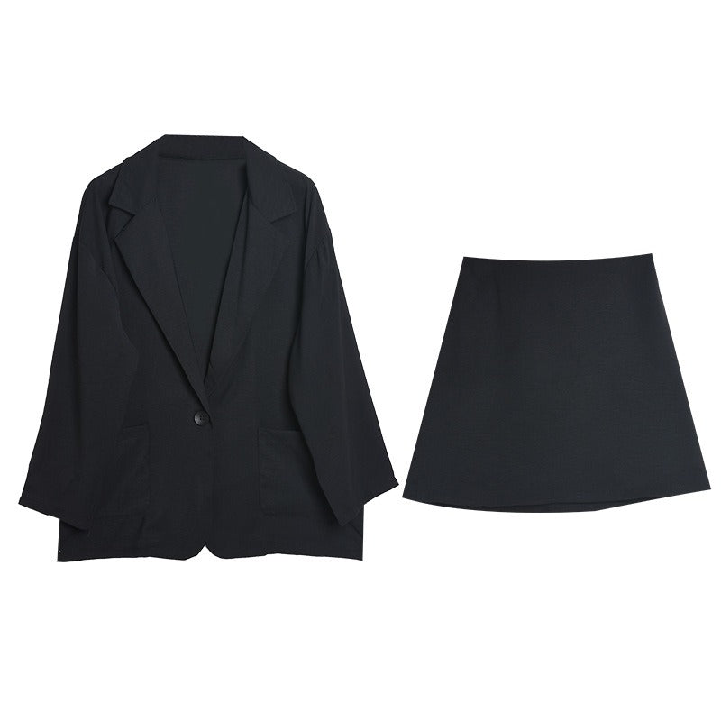 Blazer & Skirt 2-Piece Boss Girl Suit