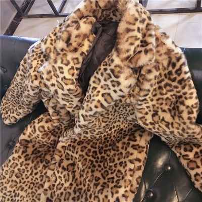 BTS Taehyung-Inspired Leopard Fur Coat – unnielooks