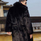 BTS Taehyung-Inspired Men's Faux Fur Coat