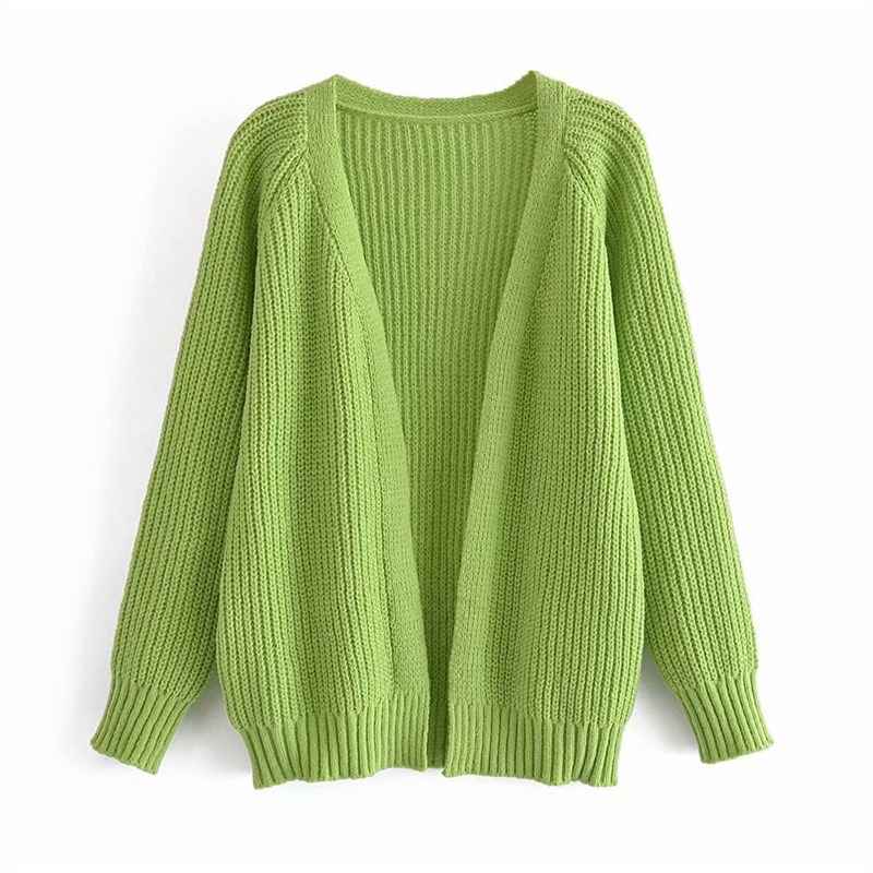 BTS Jimin-Inspired Green Knitted Cardigan