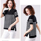 BTS Jimin Inspired Polo Striped Shirt