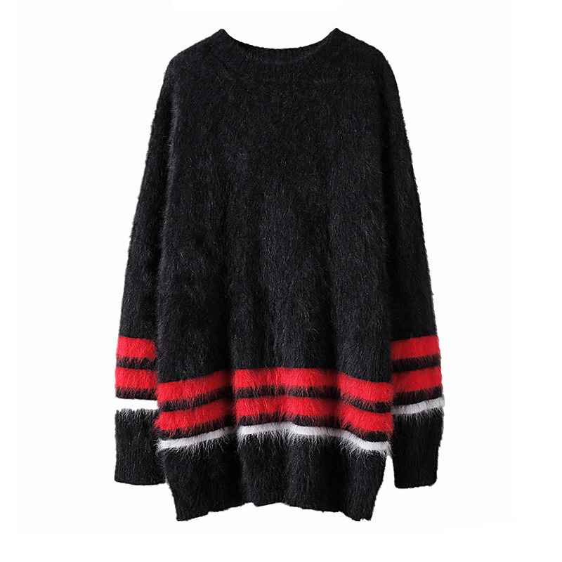GOT7 Jackson Inspired Black And Red Stripes Sweatshirt