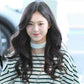 IVE Wonyoung Inspired Hanging Neck Striped Long-Sleeved