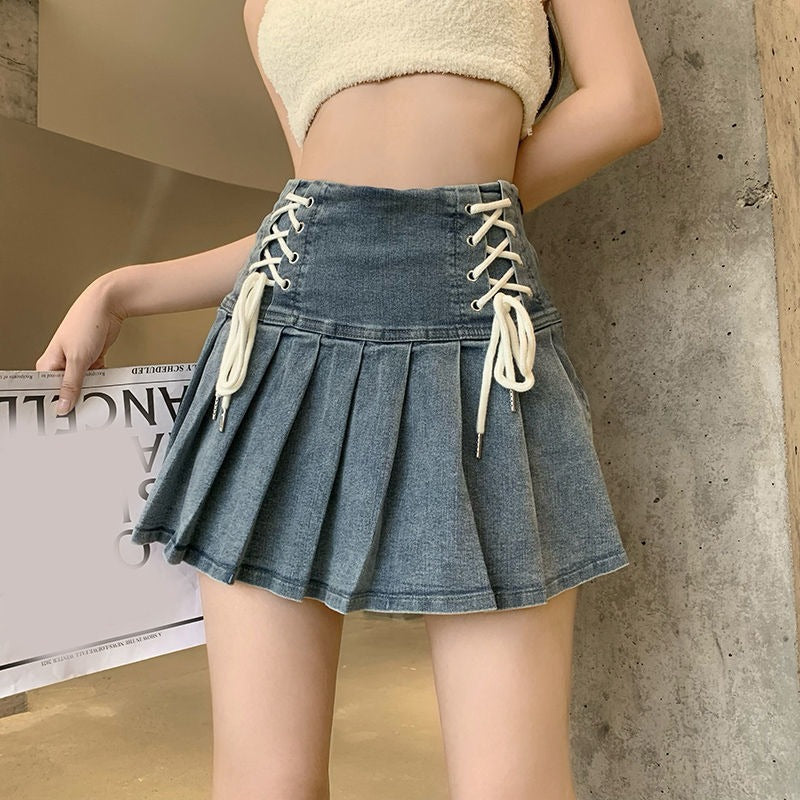 IVE Wonyoung Inspired A-line Short Skirt