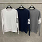 BTS Jin-Inspired Sweatshirt With Stripe Detail