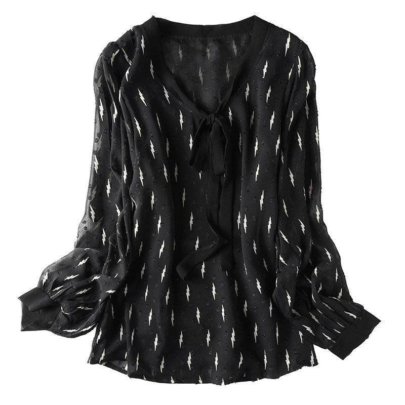 SNSD Taeyeon Inspired Black Loose Shirt For Women