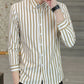 Enhyphen Sunoo Inspired Brown And White Stripes Shirt