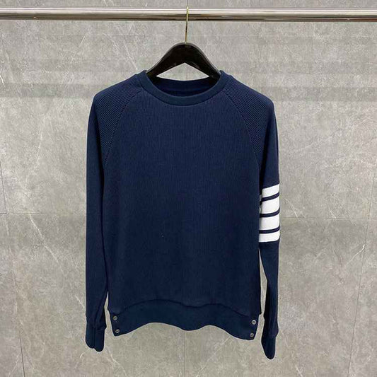 BTS Jin-Inspired Sweatshirt With Stripe Detail