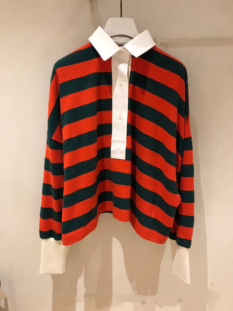 Stray Kids Hyunjin Inspired Polo Collar Loose Sweater