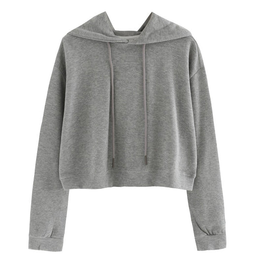 Blackpink Lisa-Inspired Gray High-Waisted Sweater