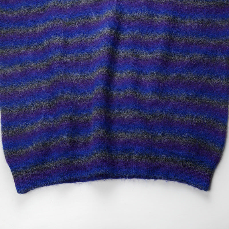 Enhyphen Jay Inspired Contrast Color Knitted Pullover Sweater