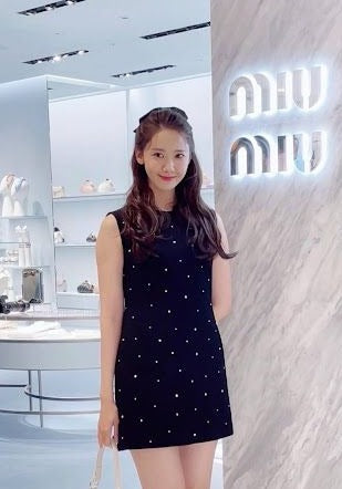 SNSD Yoona Inspired Black Sleeveless Dress