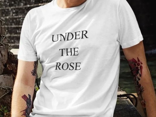 BTS Taehyung Inspired Under The Rose White Loose T-Shirt