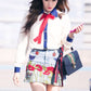SNSD Tiffany Inspired A-line Skirt With Flower And Bee Embroidery