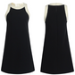 Blackpink Jisoo-inspired French Hepburn Sleeveless A Line Dress