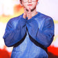 Stray Kids Changbin Inspired Blue Knitted Pullover