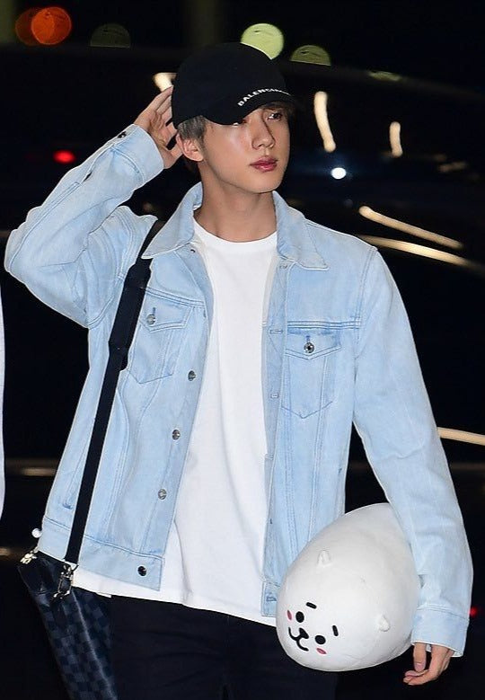 Bts jin store denim jacket