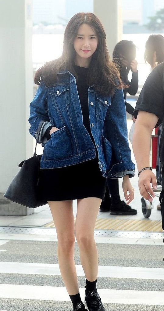 SNSD Yoona Inspired Women's Casual Loose Denim Jacket