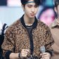 Stray Kids Jisung Inspired Leopard Zipper Jacket