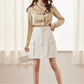 Penthouse Oh Yoon Hee Inspired Beige Scallop Collar Blouse