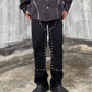 NCTDREAM Jeno Inspired Black Studded Pants