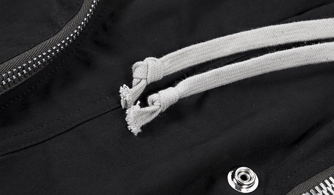unnielooks BTS J-Hope Inspired Black Zipper Pants S