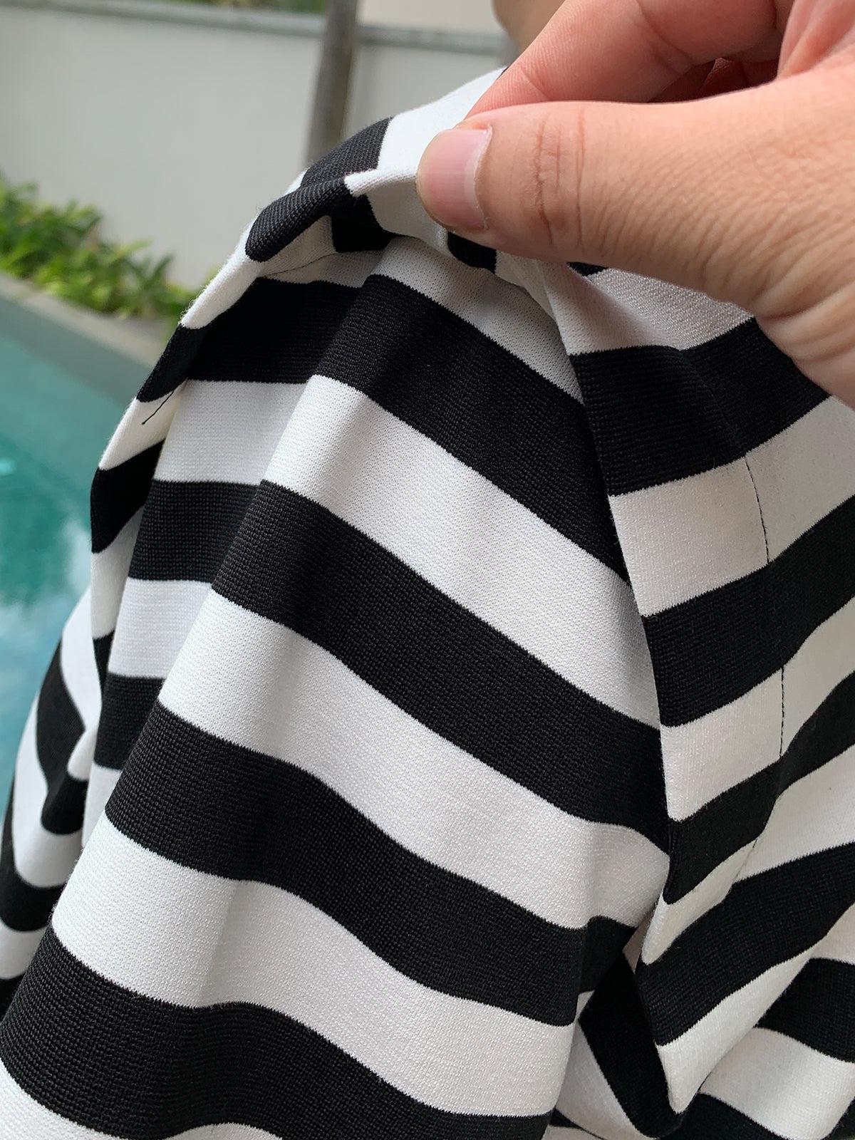 Black and White Striped T-shirt