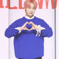 Enhyphen Sunoo Inspired Blue Ace Of Heart Sweater