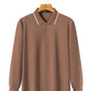 Enhyphen Jungwon Inspired Brown Collared Polo Shirt