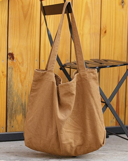 Brown Spacious Tote Bag
