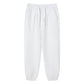 White Casual Jogging Pants