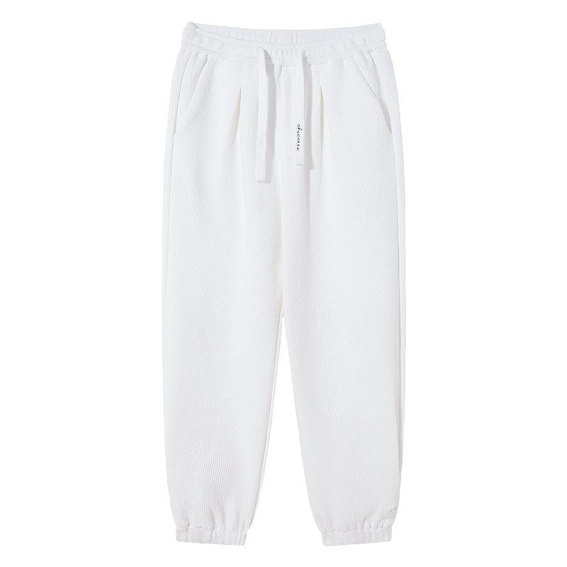 White Casual Jogging Pants