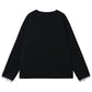 Black Casual Stripe Long Sleeve T-Shirt